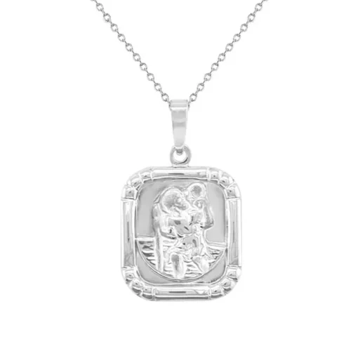 Sterling Silver St. Christopher Necklace